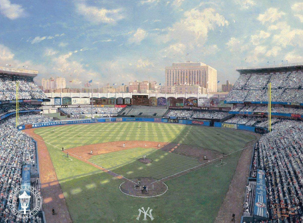 Estadio de los Yankees Thomas Kinkade Pintura al óleo